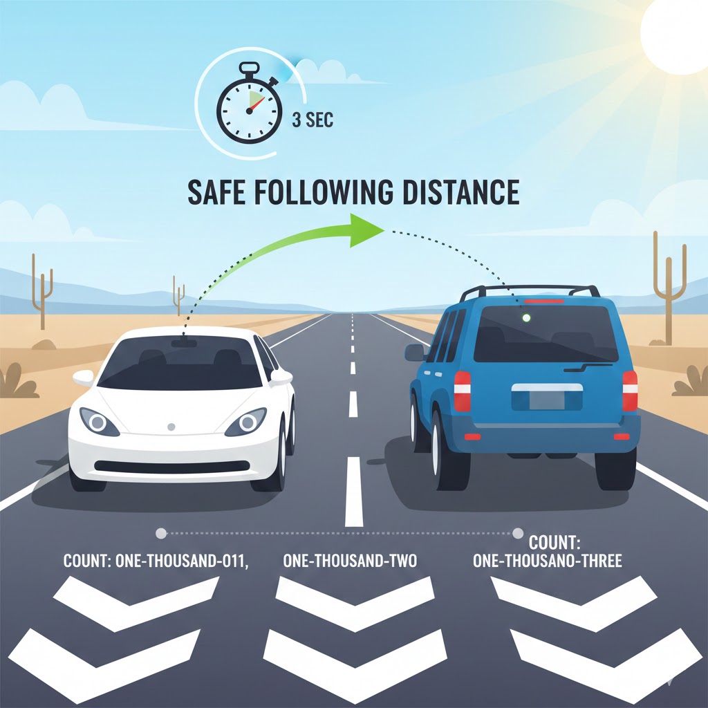 What Is a Safe Following Distance When Driving?