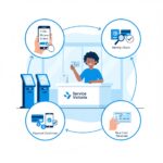 82 Infographic showing how to renew a driver’s licence in Victoria, with steps for online renewal, identity check, payment, and new licence.