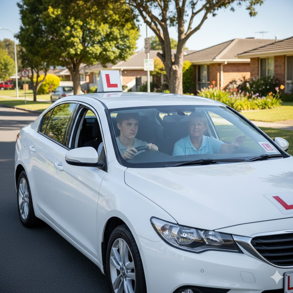 Learner Driving on Local Burnside Road