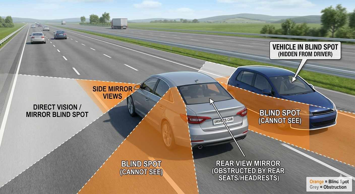 What Is a Blind Spot in Driving? Meaning & How to Check