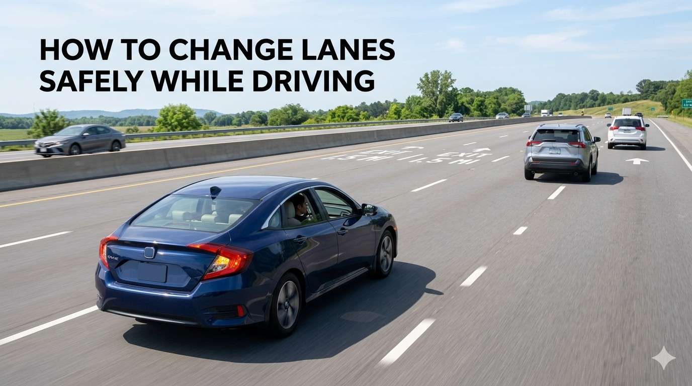 How to Change Lanes Safely While Driving?
