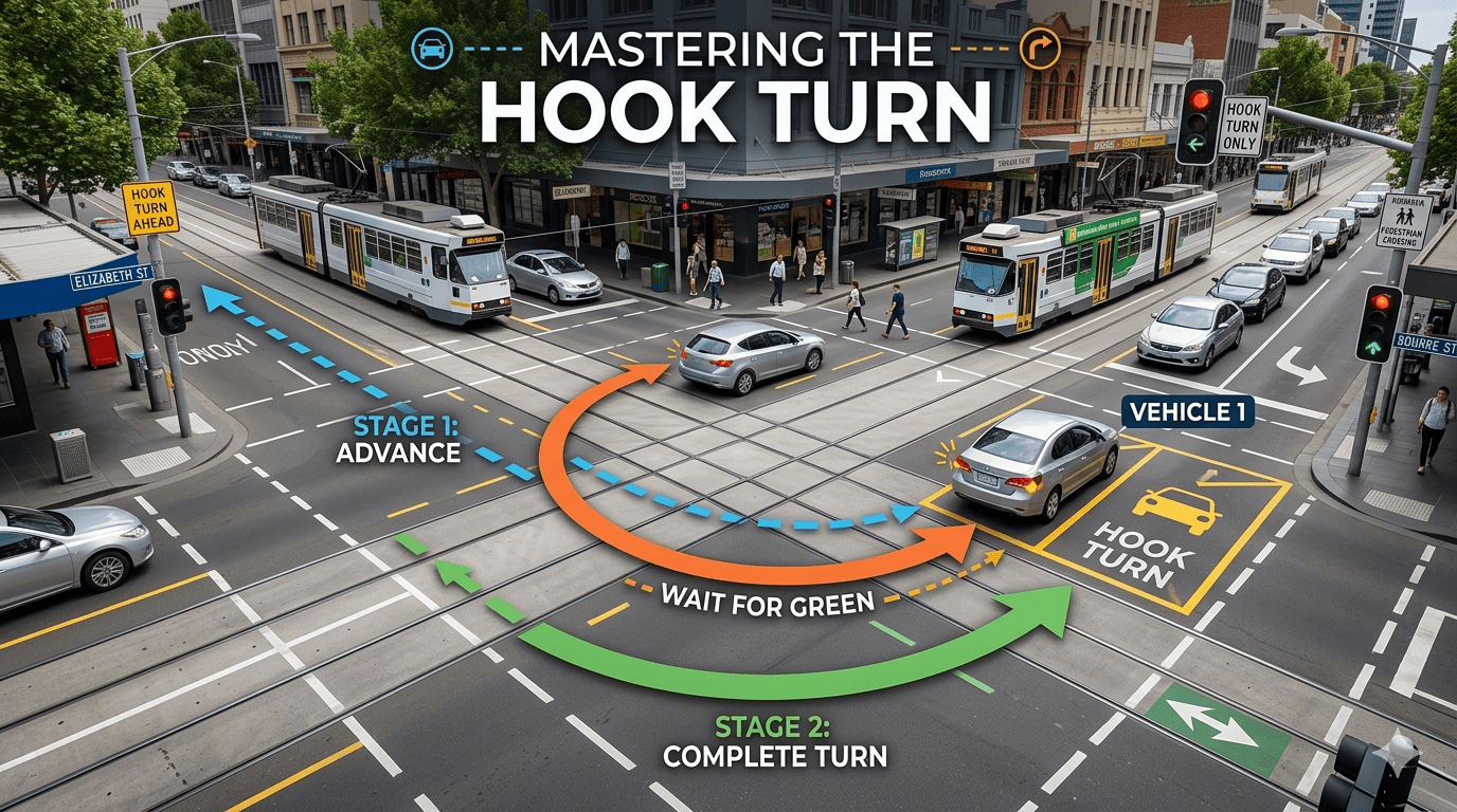 what is hook turn
