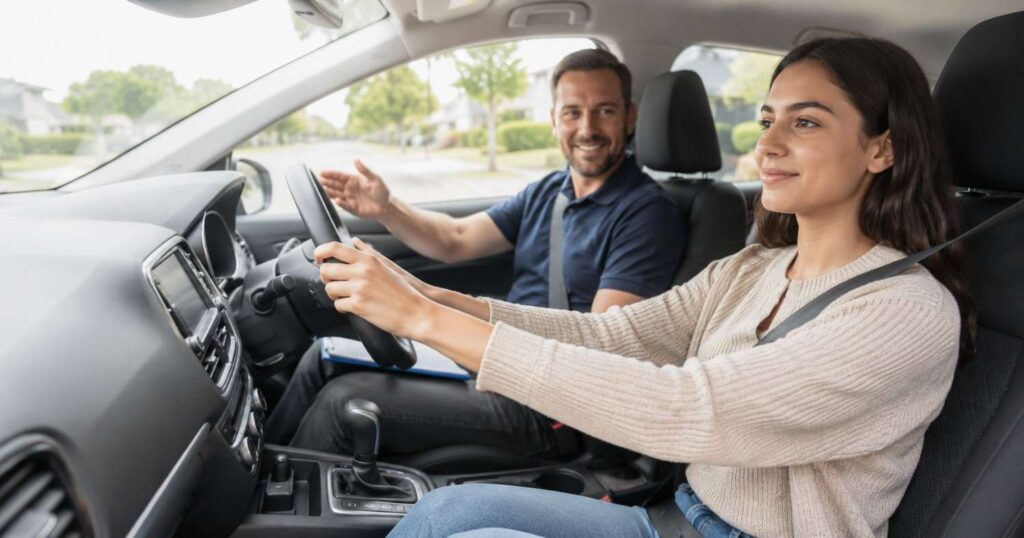 automatic driving lesson
